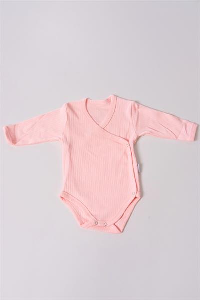 %100 Pamuk Raporlu Penye Tulum Pembe