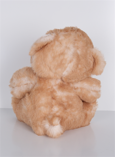 23 cm Yavru Ayıcık Şekilli Peluş Oyuncak Kahverengi Beyaz