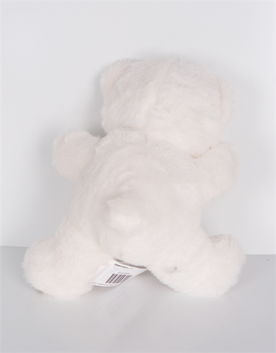 23 cm Yavru Sevimli Ayıcık Şekilli Peluş Oyuncak Beyaz Kahverengi