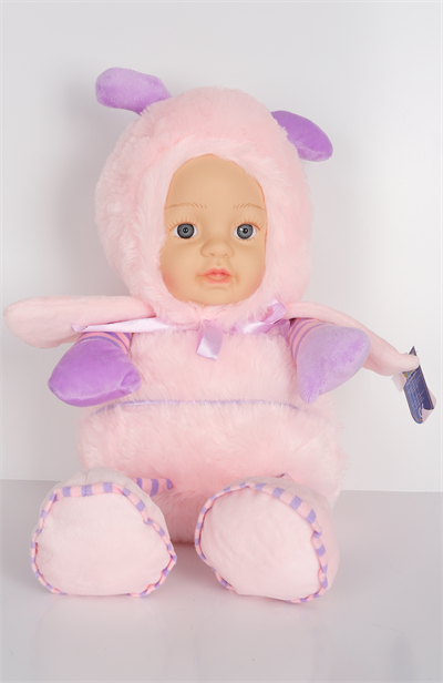 35 cm Arı Desen Peluş Oyuncak Pembe