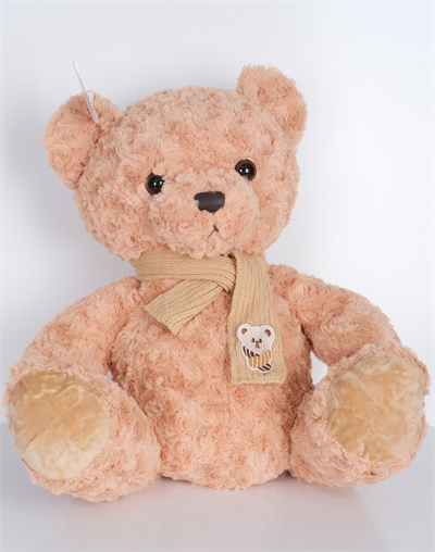 35 cm Peluş Oturan Ayıcık Peluş Oyuncak Açık Kahverengi