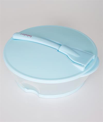 371659 Kaşıklı Mama Tabağı Mavi
