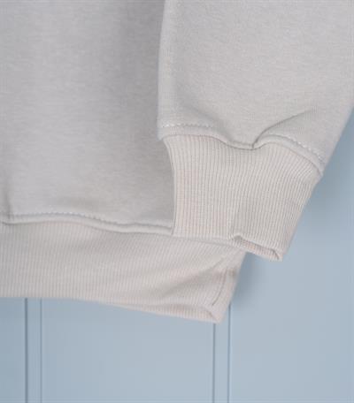 443558  Kışlık Damlayan Baskılı Sweat Açık Yeşil