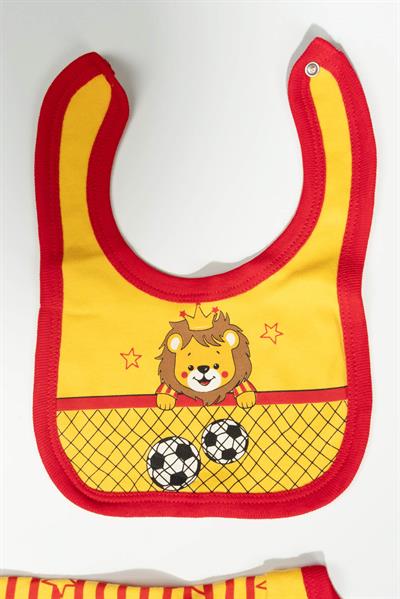 Galatasaraylı Aslan 5li Yenidoğan Takımı Sarı-Kırmızı