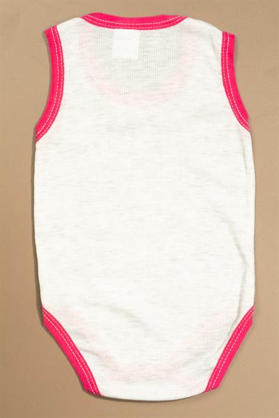 Baskılı Çocuk Body Unisex Gri