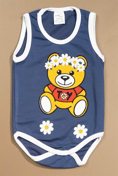 Baskılı Çocuk Body Unisex Lacivert