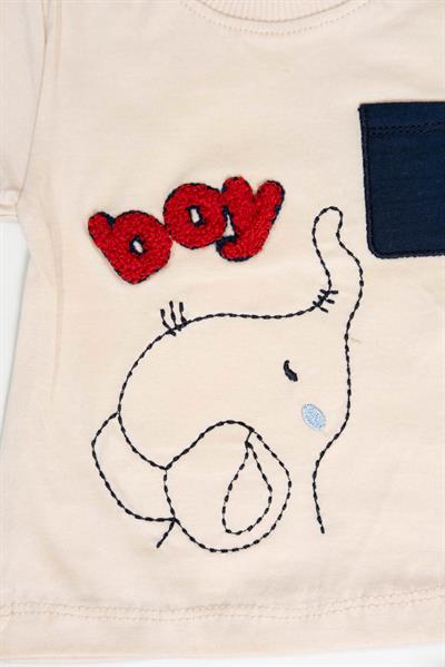 Boy Fil 2li Erkek Çocuk Şortlu Takım - Lacivert