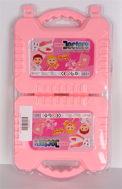 Çantalı Oyuncak Diş Doktoru Seti Pembe 