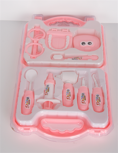 Çantalı Oyuncak Diş Doktoru Seti Pembe 
