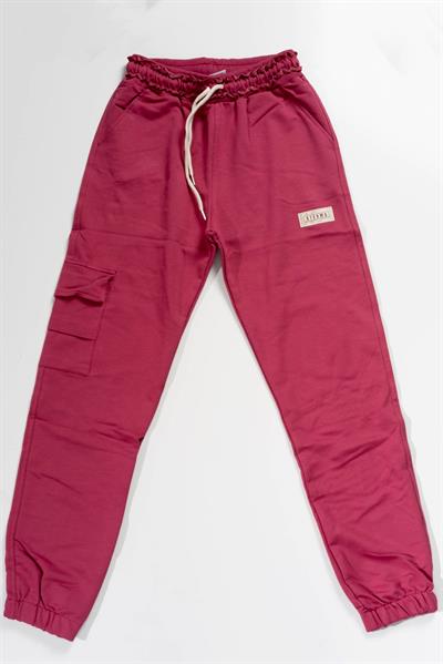 Cepli Jogger Eşofman Altı Fuşya