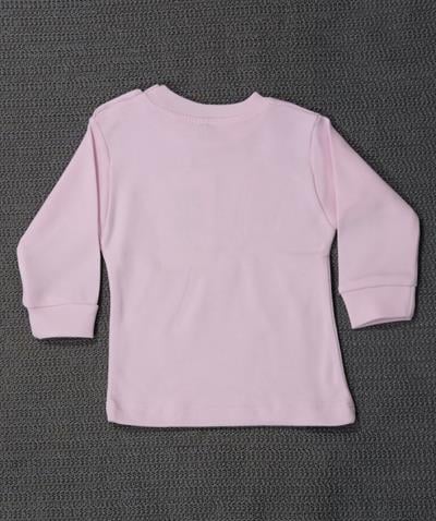 Düz Uzun Kollu Body Pembe