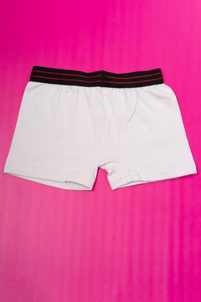 Erkek Çocuk Pamuklu Boxer Beyaz