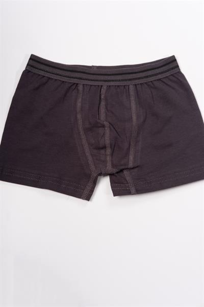Erkek Çocuk Pamuklu Boxer Füme