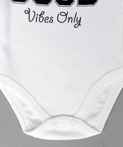 Good Vibes Only Baskılı Uzun Kollu Body