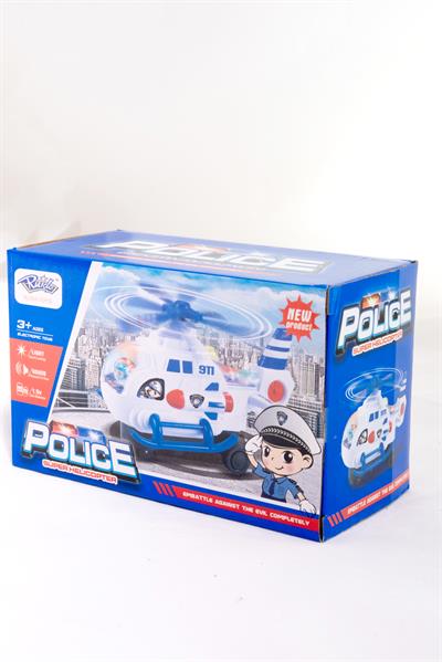 Işıklı Müzikli Hareket Eden Polis Helikopter Oyuncağı