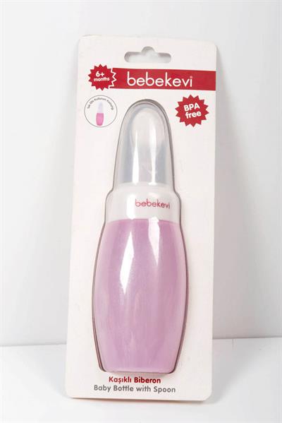 Kaşıklı Biberon Pembe