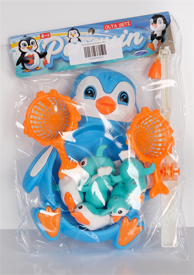 Oltalı Oyuncak Penguen Mavi
