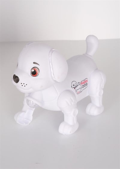 Sesli Işıklı Oyuncak Köpek Beyaz