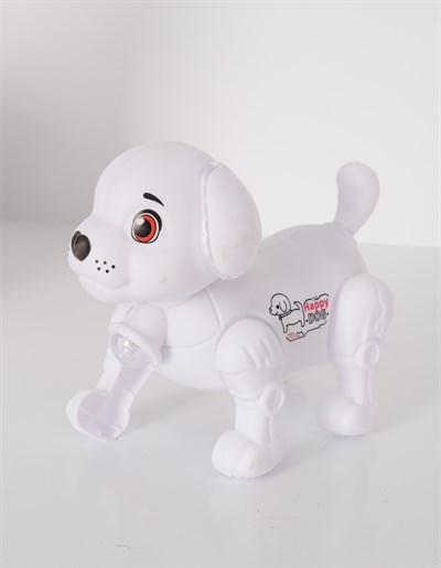 Sesli Işıklı Oyuncak Köpek Beyaz
