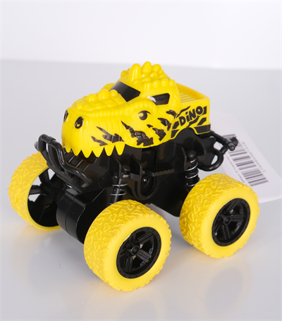 Sürtmeli 4×4 Dino Canavar Oyuncak Araba Sarı