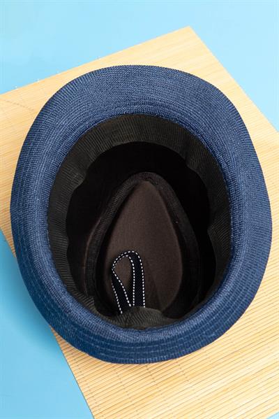 Yazlık Örgü Fedora Şapka Laciver