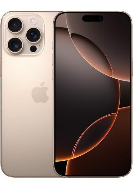 Apple iPhone 16 Pro Max 256 GB Çöl Titanyum Cep Telefonu (Apple TR Garantili) - Outlet