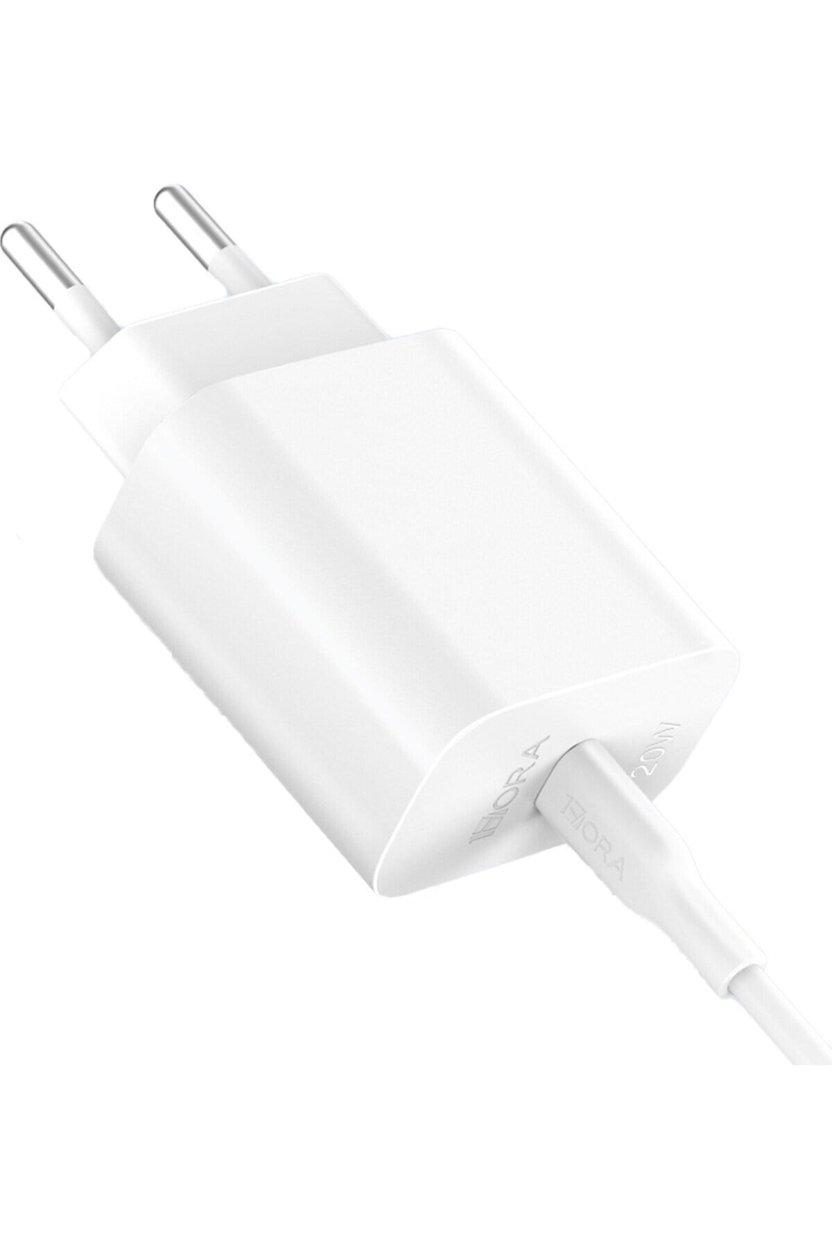 GAR154 PD20W Şarj Aleti ve Lightning Kablo Seti - Apple iPhone Uyumlu Hızlı Şarj-1 Metre-Beyaz