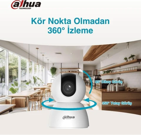 Dahua Hero H4I 4MP Hareketli İç Mekan Wi-Fi Güvenlik Kamerası