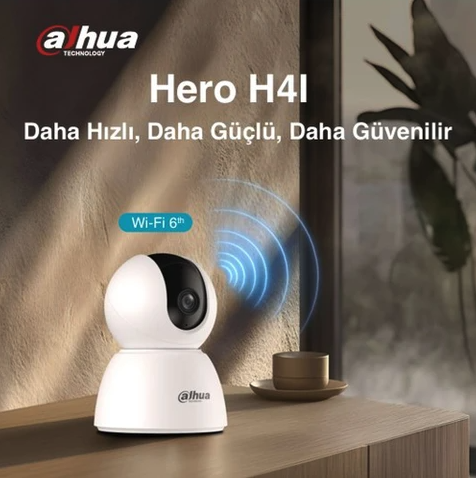 Dahua Hero H4I 4MP Hareketli İç Mekan Wi-Fi Güvenlik Kamerası