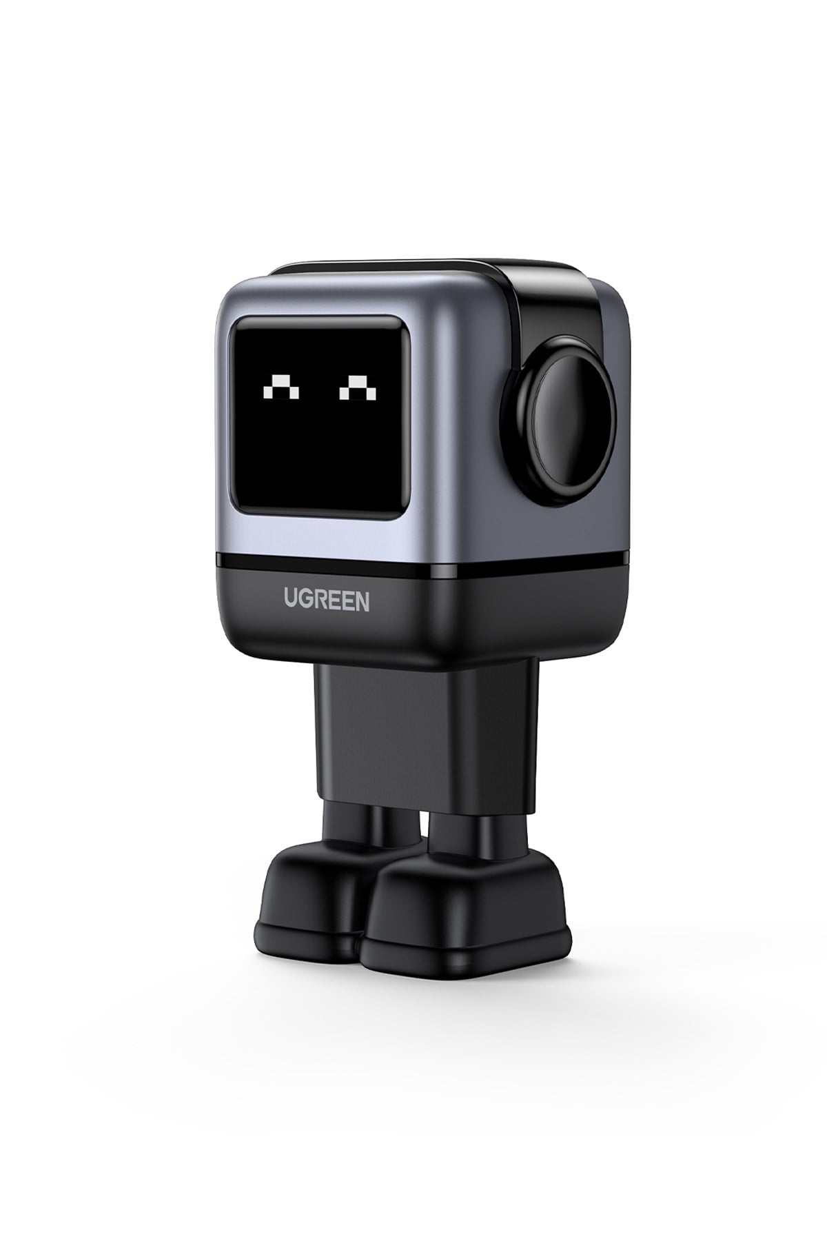 Nexode Uno 65W Robot GaN Hızlı Şarj Cihazı 2xUSB-C, 1xUSB-A, Gri, 25685B