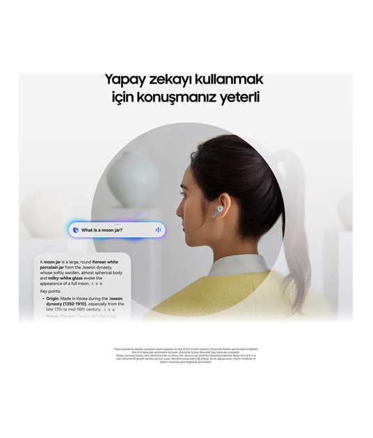 Samsung Galaxy Buds4 Pro ANC Bluetooth Kulaklık Beyaz — Sıfır, Samsung Türkiye Garantili