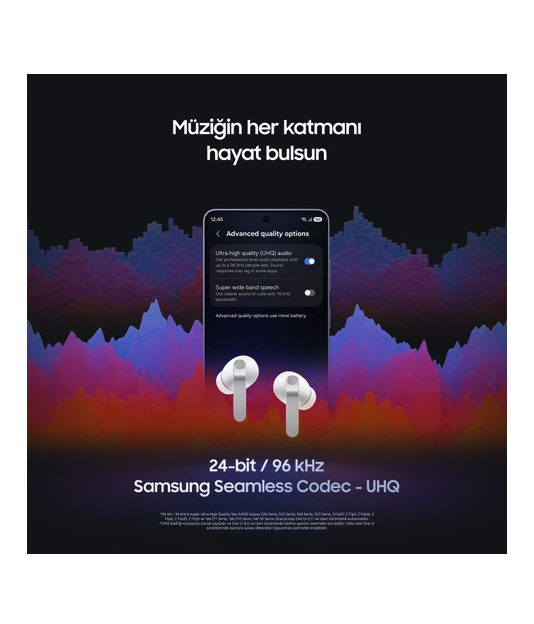 Samsung Galaxy Buds4 Pro ANC Bluetooth Kulaklık Beyaz — Sıfır, Samsung Türkiye Garantili