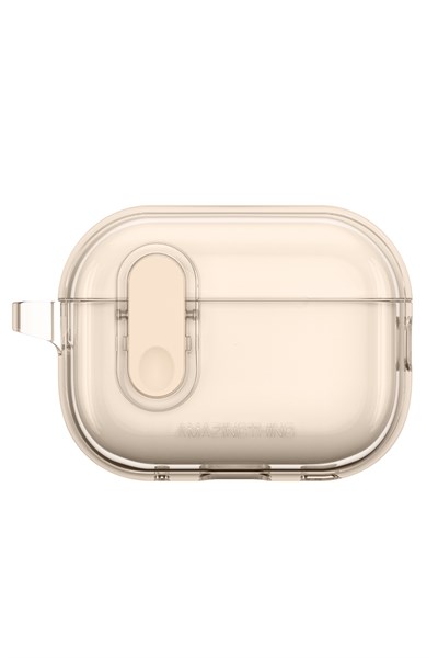 Airpods Pro 2 Kılıf Amazingthing Magnetik Kilit Tasarımlı Minimal Serisi Kılıf Desert Titanyum