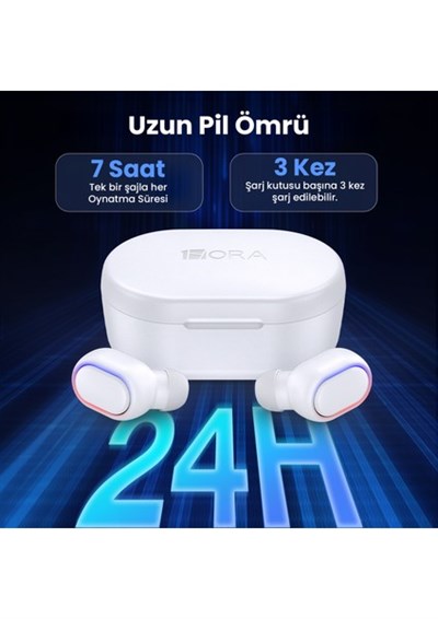 AUT114 Tws Bluetooth Kulaklık A8S - Ekran Göstergeli Kablosuz Ios ve Android Uyumlu
