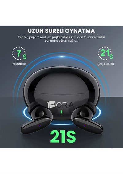 AUT205 Tws Bluetooth Kulaklık HT22 Kablosuz - Şarj Kutulu - Ios ve Android Uyumlu Stereo Ses