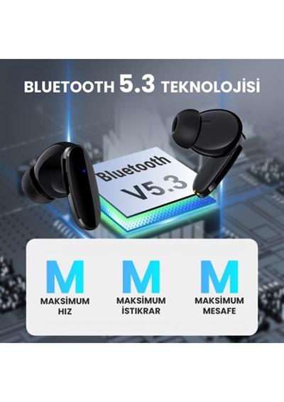 AUT205 Tws Bluetooth Kulaklık HT22 Kablosuz - Şarj Kutulu - Ios ve Android Uyumlu Stereo Ses