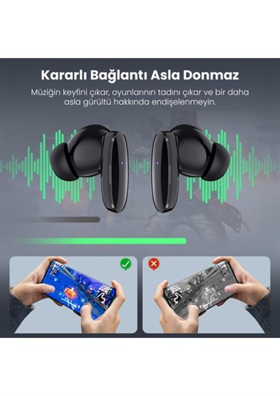 AUT205 Tws Bluetooth Kulaklık HT22 Kablosuz - Şarj Kutulu - Ios ve Android Uyumlu Stereo Ses