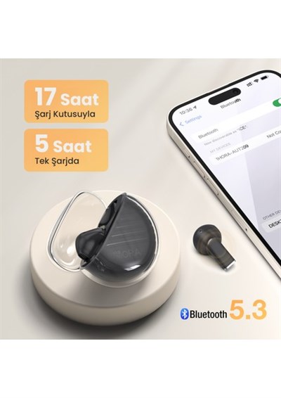 AUT209 Tws Şeffaf Bluetooth Kulaklık Kablosuz Şarj Kutulu Ios Android Uyumlu Dokunmatik