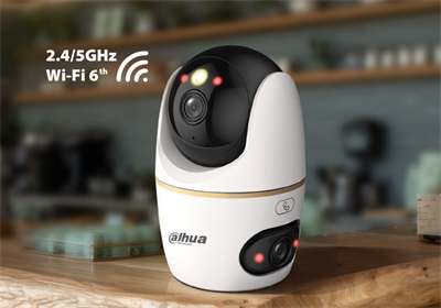 Dahua Hero H5D-5F 5+5 MP Çift Lensli İç Ortam Wi-Fi Pan Tilt Akıllı Güvenlik Kamerası (İnsan ve Evcil Hayvan Algılamalı)