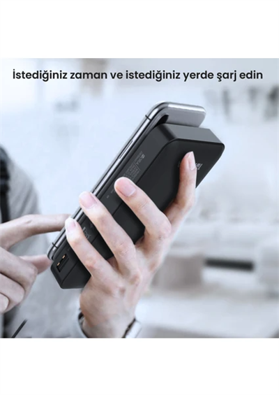 GAR159 20000 Mah Taşınabilir Şarj Cihazı - Dahili 4 Kablo Hızlı Şarj Destekli Powerbank