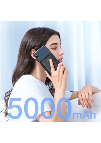 GAR261 5000 Mah Taşınabilir Hızlı Şarj Cihazı 3 Çıkışlı Usb-C Usb-A Lightning Powerbank
