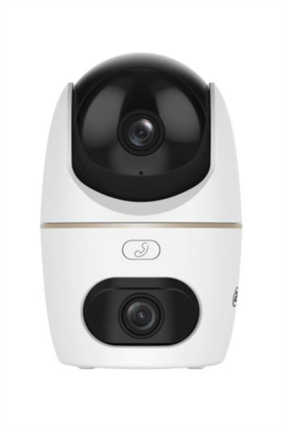 H3D-3F 3+3MP İç Mekan Wi-Fi Çift Lensli Pan ve Tilt Kamera