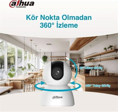 Hero H4I 4MP– 360° Hareketli, Gece Görüşlü, Akıllı Takipli Güvenlik Kamerası