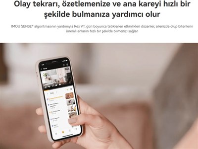 Imou Rex Vt Pro 5mp Iç Ortam Wifi Pt Kamera IPC-S2VBP-5M0WR