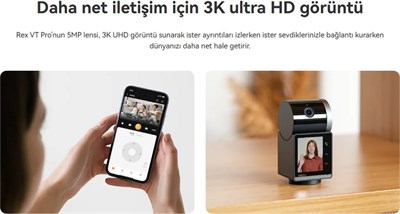 Imou Rex Vt Pro 5mp Iç Ortam Wifi Pt Kamera IPC-S2VBP-5M0WR