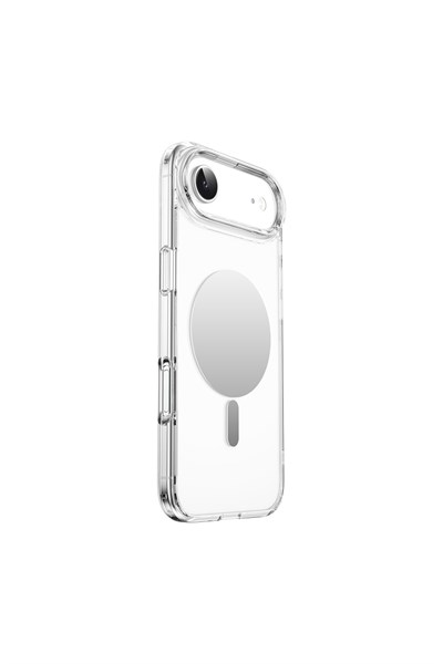 iPhone 17 Air Kılıf M-safe Şarj Özellikli MCC-701 Aynalı Pro Serisi Sert PC Kapak Şeffaf