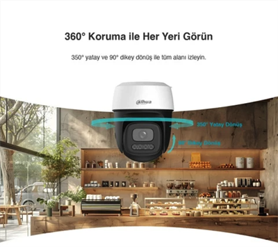 Picoo P3I Outdoor 3MP – 360° Dönebilen, Gece Görüşlü, Hareket Takipli Güvenlik Kamerası