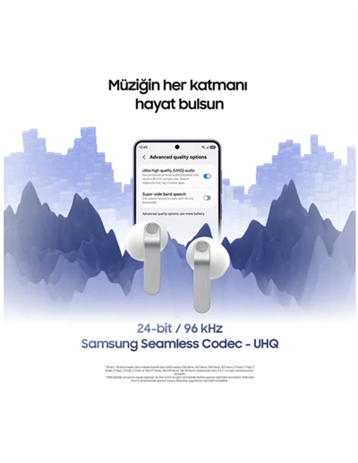 Samsung Galaxy Buds4 ANC Bluetooth Kulaklık Siyah — Sıfır, Samsung Türkiye Garantili