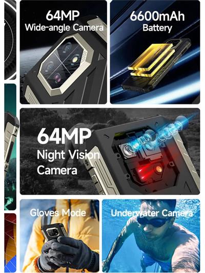 Ulefone Armor 22 128 GB 8 GB RAM Siyah Cep Telefonu (Ulefone TR Garantili) - Outlet