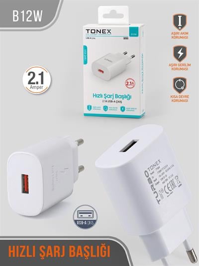 12 W Hızlı Şarj Başlığı